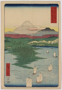 Noge y Yokohama de Utagawa Hiroshige
